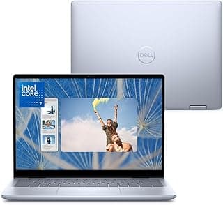 Notebook 2 em 1 Dell Inspiron 2IN1-I1300-M35 14" FHD+ Touch Intel® Core™ 7 150U 16GB 512GB SSD Windows 11 Prata Gelo