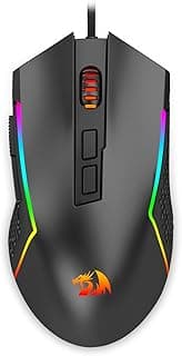 Mouse Gamer Redragon Trident Lite RGB Preto 8000 DPI PAW3104 M613-RGB