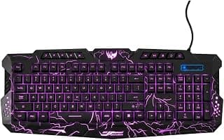 Teclado Gamer LED RGB Retroiluminado USB ABNT2 Full Size - Preto | com Teclado Numérico