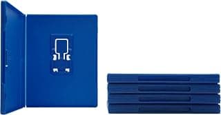 Square Deal Recordings & Supplies (5) Empty Standard Blue 10MM Replacement Boxes/Cases with Out Logo for Playstation Vita Games - VGBR10VIBL