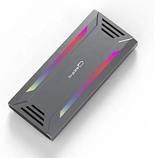 Gaveta Case SSD M.2 - NVME e NGFF - 10GBPS - RGB - hi-prime