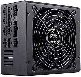Fonte Gamer C3Tech PS-G1000, preta, Full Modular 1000w, Certificacao 80 Plus Gold, ATX, PFC ativo Bivolt automatico 115/230V, PCIe 5.0, controle inteligente de ventilador, 15 conectores PSU