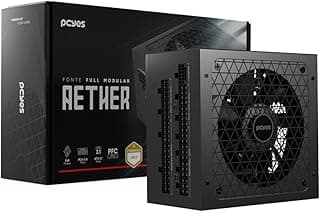 FONTE GAMER PCYES AETHER 750W FULL MODULAR CYBENETICS GOLD PCIE 5.0 ATX 3.1-750WFMG