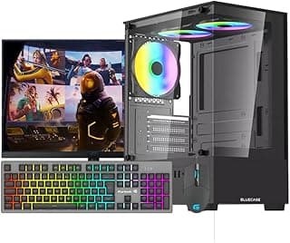 PC Gamer Army Ryzen 5 3400G Vega 11 16GB RAM SSD NVMe 500GB Gabinete Aquário RGB + Wi-Fi (COM MONITOR-TECLADO-MOUSE)