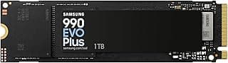 Samsung SSD 990 EVO Plus 1TB, PCIe Gen 4x4, Gen 5x2 M.2 2280, velocidades de até 7.250 MB/s, armazenamento de atualização para PC/laptops, tecnologia HMB e Turbowrite inteligente 2.0, (MZ-V9S1T0B/AM)