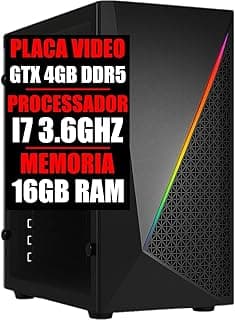 PC GAMER GTX 4GB DDR5, I7 3.6GHZ, SSD 480GB, 16GB RAM (16GB RAM + SSD 120GB)