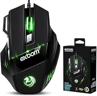 Mouse Gamer LED RGB USB 3200 dpi Cabo Reforçado 7 B…