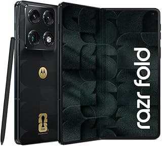 Smartphone Motorola Razr Fold 5G - FIFA World Cup Collection - 1TB 32GB (16GB RAM+16GB Ram Boost), Tela interna 8.1" e externa 6.6”, extreme AMOLED, IP49 - Preto