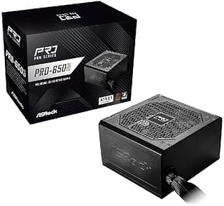 FONTE ASROCK PRO 650W 80 PLUS BRONZE ATX 3.1 - PRO-650B