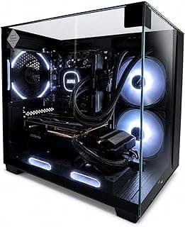 PC Gamer Infinity Glass RX 7600 8GB, Ryzen 5 5500, 16GB DDR4 3200MHz, SSD NVMe 1TB, Water Cooler 240mm, Fonte 600W 80 Plus Bronze
