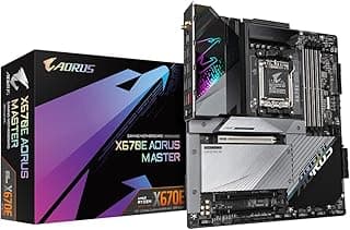 Placa Mãe Gigabyte X670E AORUS MASTER WIFI (AM5/4xDDR5/HDMI/DP/USB 3.2/M.2)