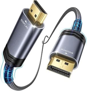 Cabo HDMI para HDMI 8K HDMI de Alta Velocidade Certificado 4K @240Hz, 8K @60Hz 48 Gbps, Revestimento de Alumínio Nylon Trançado Áudio e Vídeo Computador Televisão PS5 3 Metros
