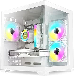 PC Gamer Skill Aquarium, AMD Ryzen 7 5700G, 16GB, Radeon Vega 8, SSD 512GB M.2, Fonte 500w, Branco SKA053