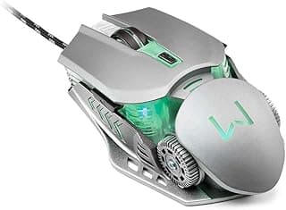 Mouse Gamer Mecânico 3200 Dpi Grafite Warrior - MO268
