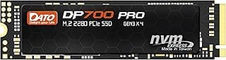 DATO Unidade de estado sólido interna SSD M.2 2280 PCIe Gen3x4 NVMe de 1 TB, até 3300/3100 MB/s, série DP700Pro
