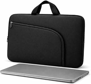 Capa para Notebook até 15.6'' em Neoprene - Design Slim com Alça e Bolso Frontal e Zíper Reforçado - Proteção Diária