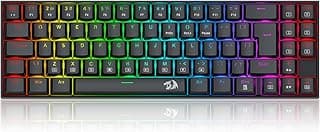 Teclado Gamer Redragon Deimos RGB Preto 70% Compacto Switch Marrom K599-KNS