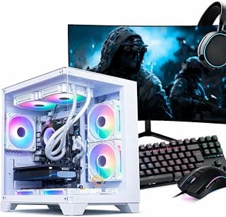 PC Gamer Completo Ryzen 5 5500, RX 7600, 16GB DDR4, SSD 500GB NVMe, 600W 80 Plus, Windows 11 Pro, PCITAL04-E