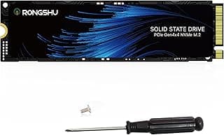SSD NVMe de 1 TB M.2 PCIe4.0 Gen 4×4, M.2 2280 SSD interno para jogos, seq. Até 5.100 MB/s, Cache SLC 3D NAND TLC Unidade de estado sólido interna compatível com PS5, laptop, PC desktops