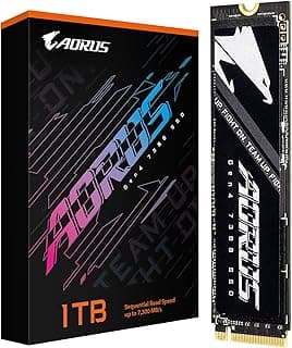 SSD AORUS Gen4 7300 de 1 TB (sem dissipador de calor)