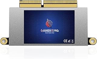 GAMERKING SSD NVMe de 1TB para MacBook Pro Retina 33.0 cm A1708 2016 2017 Non-Touchbar, 3D NAND TLC PCIe Gen3.0x4 SSD M.2 interno de alto desempenho (interface original)