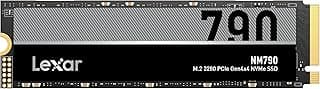 Lexar SSD NM790 PCIe Gen4 NVMe M.2 2280 de 1 TB Unidade de estado sólido interna, leitura/gravação de até 7400/6500 MB/s, compatível com PS5, para jogadores e criadores, preto (LNM790X001T-RNNNU)