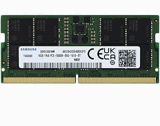 Samsung 16GB DDR5 5600MHz PC5-44800 SODIMM 1Rx8 Single Rank CL46 1.1v 262pin Non-ECC M425R2GA3BB0-CWM Laptop Notebook Atualização de memória RAM