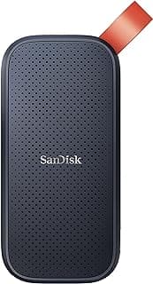 SanDisk SSD portátil de 1 TB - até 800 MB/s, USB-C, USB 3.2 geração 2, firmware atualizado - Unidade de estado sólido externa - SDSSDE30-1T00-G26
