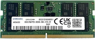 Samsung 32GB DDR5 5600MHz PC5-44800 SODIMM 2Rx8 Dual Rank CL46 1.1v 262pin Non-ECC M425R4GA3BB0-CWM Laptop Notebook Atualização de memória RAM