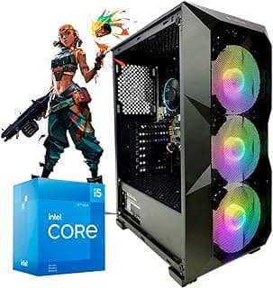 PC GAMER I5 12400, 16GB DDR4, SSD NVME 500GB, FONTE 500W 80 PLUS, GB1710