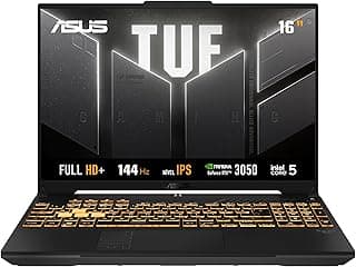 Notebook ASUS TUF Gaming F16 Intel Core 5, RTX 3050, 16 GB, 512 GB SSD, W11 Home,Tela 16.0'' FHD, Mecha Gray - FX607VJ-RL007W