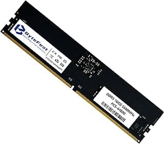DDR5 RAM 16GB 5600MHz PC5-44800 CL46 UDIMM 1,1V 288 pinos compatível com desktop módulo de memória RAM