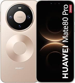 Smartphone, HUAWEI Mate 80 Pro, Celular 16GB+512GB, Tela OLED de 6,75 polegadas com Bordas Planas, Sistema de Câmera com Cores Reais, Bateria de 5750 mAh, Vidro Kunlun de 2ª geração, Dourado