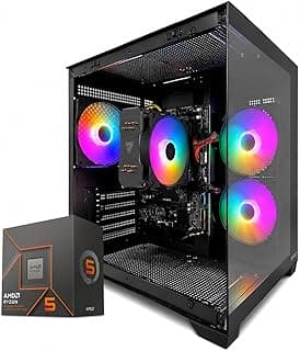PC Gamer Ryzen 5 8500G Radeon 740M 16GB DDR5 SSD NVMe 1TB WiFi Windows 11