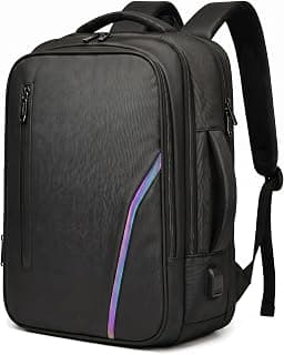 Mochila Executiva Gamer para Notebook 16" Impermeável com Porta USB, Detalhe Refletivo, Estilo Gamer, Luxo - Ideal para Faculdade, Escola, Viagens