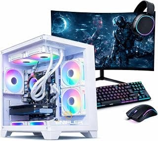 AMD PC Gamer Completo Ryzen 5 5500, RX 6600, 16GB DDR4, SSD 480GB, 600W 80 Plus, Monitor 21.5", Teclado, Mouse, Headset, Windows 11 Pro