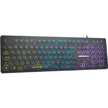 Teclado Gamer K-Mex Steampunk - Km76 Led Preto - Km7628u0001cb1x