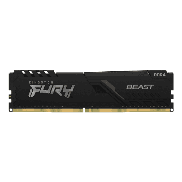 Memoria Kingston Fury Beast 8gb Ddr4 3200mhz 1.35v Black Desktop - Kf432c16bb/8