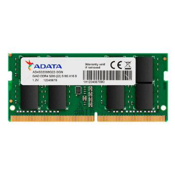 Memoria Adata 8gb Ddr4 3200mhz 1.2v Notebook - Ad4s32008g22-Sgn