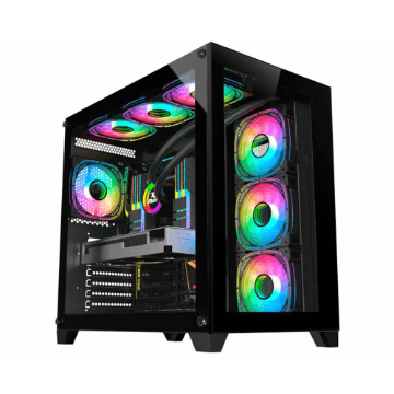 GABINETE GAMER K-MEX SPACEATX P2R4 SEM FAN