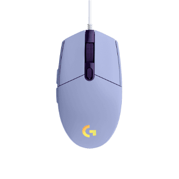 Mouse Gamer Logitech G203 Lightsync - Lilas - 910-005852