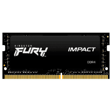 Memoria Kingston Fury Impact 8gb Ddr4 3200mhz 1.2v Black Notebook - Kf432s20ib/8