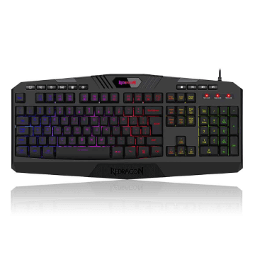 TECLADO REDRAGON MEMBRANA GAMER HARPE 2 RGB PRETO K503RGB