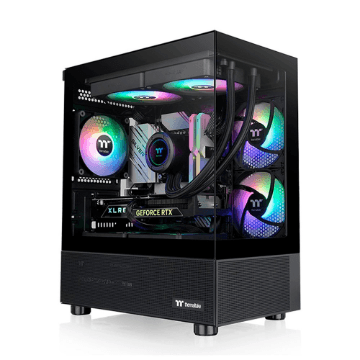 GABINETE GAMER THERMALTAKE VIEW 170 TG ARGB MICRO-CASE BLACK 2 WIN 3 FANS 120MM CA-1Z4-00M1WN-00