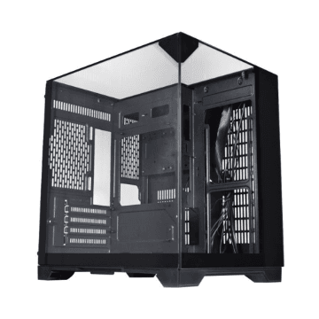 GABINETE GAMER K-MEX AQUARIO CG-K3D3 VISAO INFINITA PRETO MICRO ATX SEM FAN