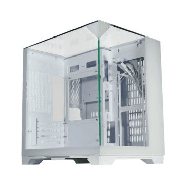 GABINETE GAMER K-MEX AQUARIO CG-W3K3 VISAO INFINITA BRANCO MICRO ATX SEM FAN