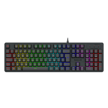 TECLADO REDRAGON MEMBRANA GAMER NETHERBANE PRETO RGB K521-RGB