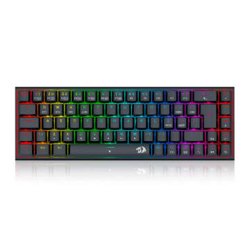 TECLADO REDRAGON MECANICO GAMER RYZE PRO RGB PRETO SWITCH MARROM K633RGB-PRO