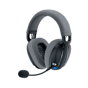 HEADSET GAMER REDRAGON SEM FIO SKULD PRO PRETO H878BG
