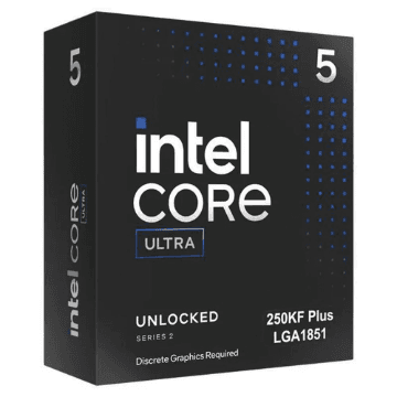 PROCESSADOR INTEL CORE ULTRA 5 250KF PLUS (TURBO ATE 5.3GHz) 30MB CACHE LGA1851 BX80768250KF